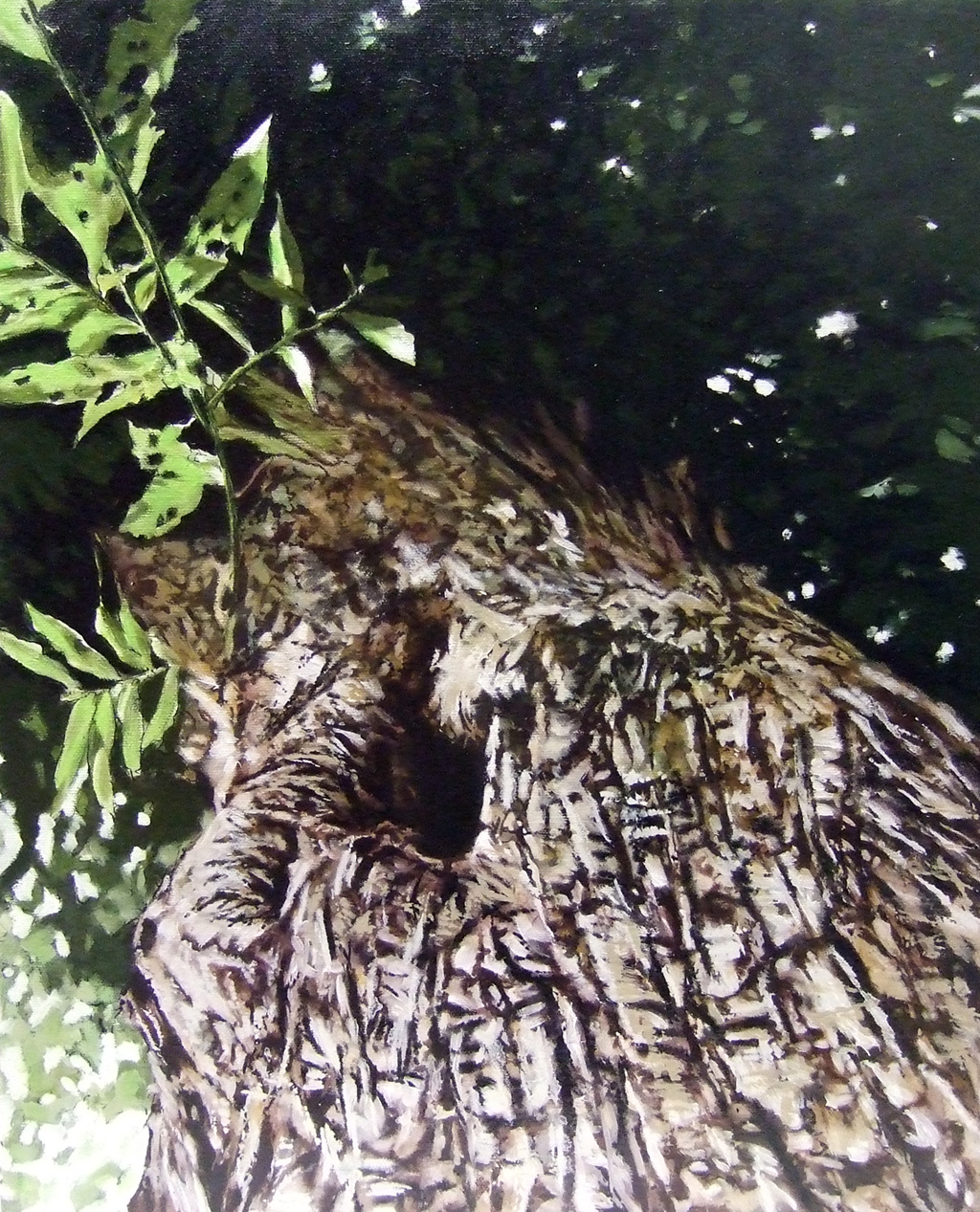 2010, Weide, Öl auf Leinwand, 50 x 40 cm 2010, Weide