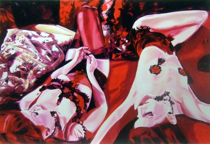 2014, Orphelia de Winter III, Öl auf Leinwand, 80 x 60 cm 2014, Orphelia de Winter III