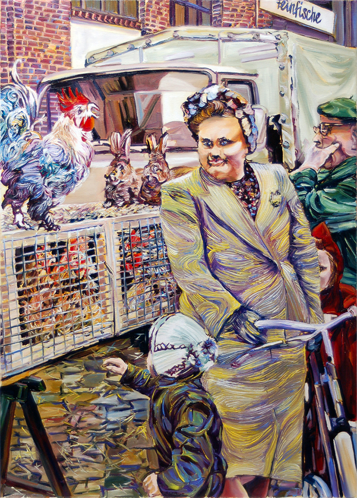 2014, Fischmarkt mit Hühnern 2014, Fischmarkt mit Hühnern